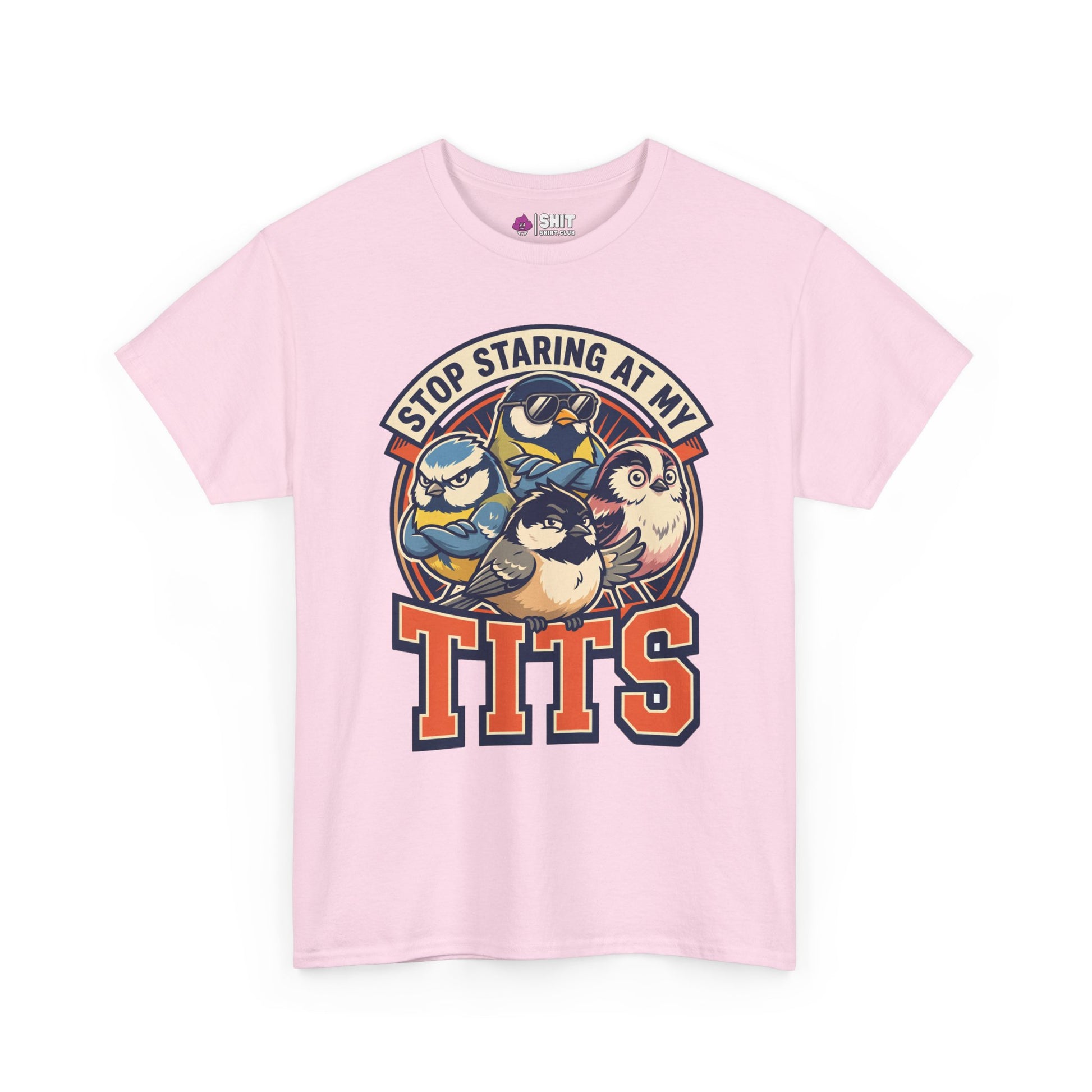 “Stop Staring at My Tits” Stag Do Tee - Shit Shirt Club 
