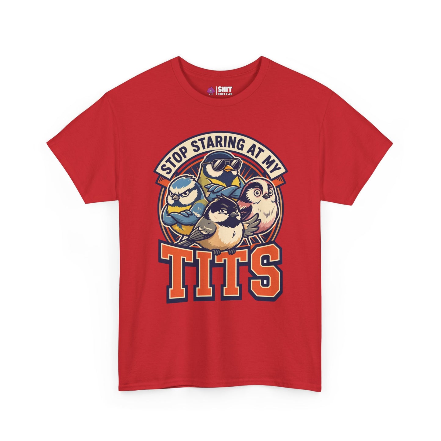 “Stop Staring at My Tits” Stag Do Tee - Shit Shirt Club 