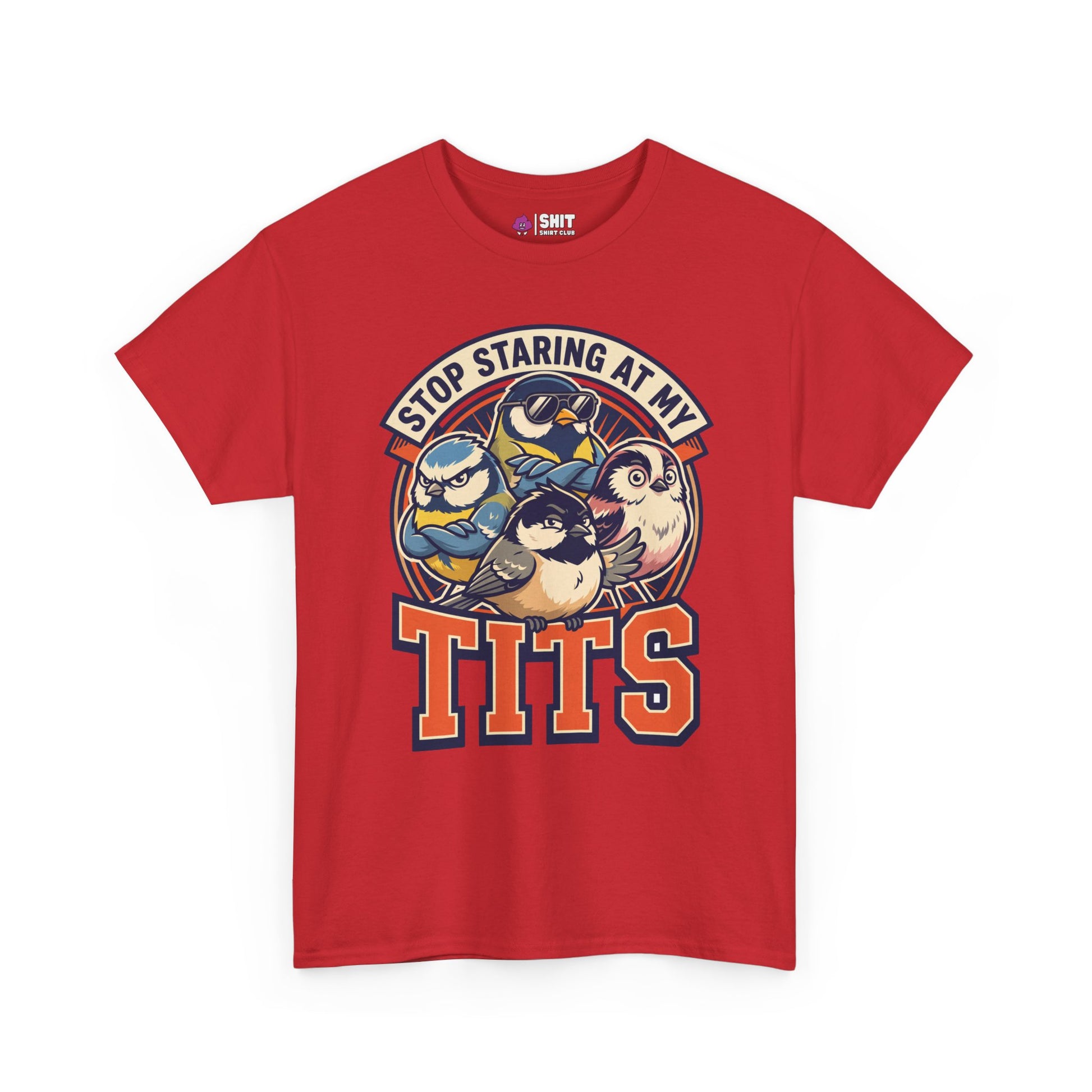 “Stop Staring at My Tits” Stag Do Tee - Shit Shirt Club 