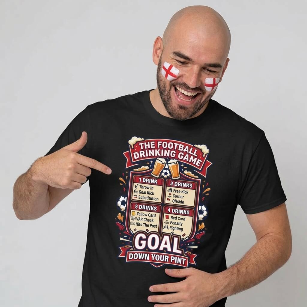 The Football Drinking Game Tee - Shit Shirt Club 