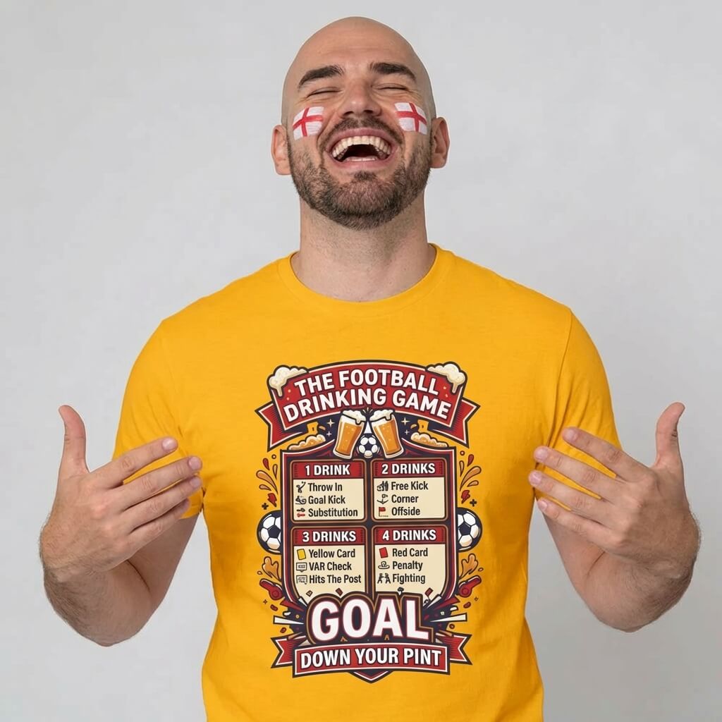 The Football Drinking Game Tee - Shit Shirt Club 