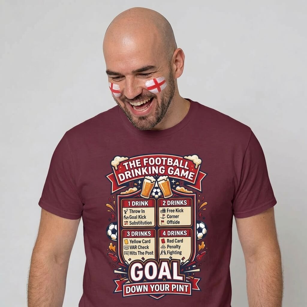 The Football Drinking Game Tee - Shit Shirt Club 