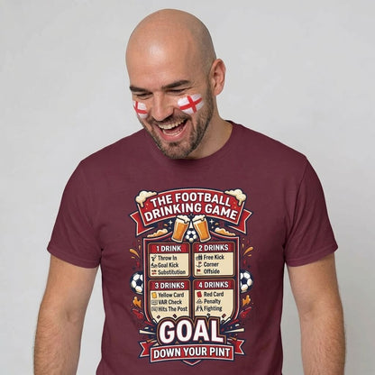 The Football Drinking Game Tee - Shit Shirt Club 