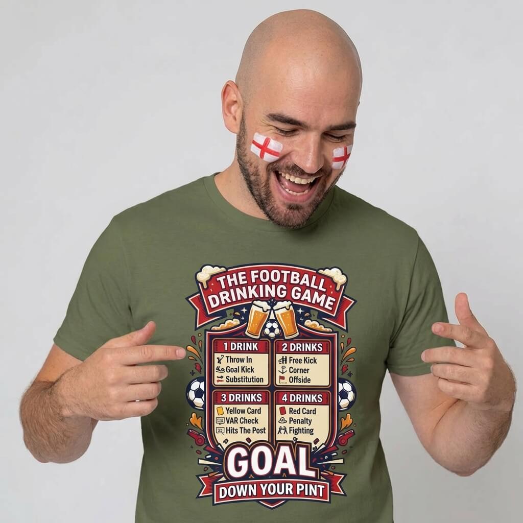 The Football Drinking Game Tee - Shit Shirt Club 