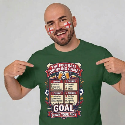 The Football Drinking Game Tee - Shit Shirt Club 