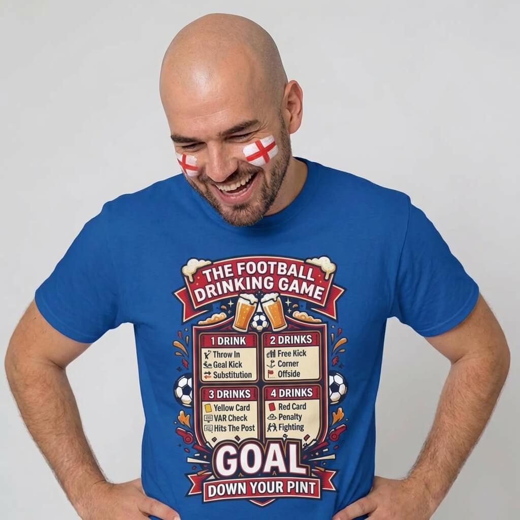The Football Drinking Game Tee - Shit Shirt Club 