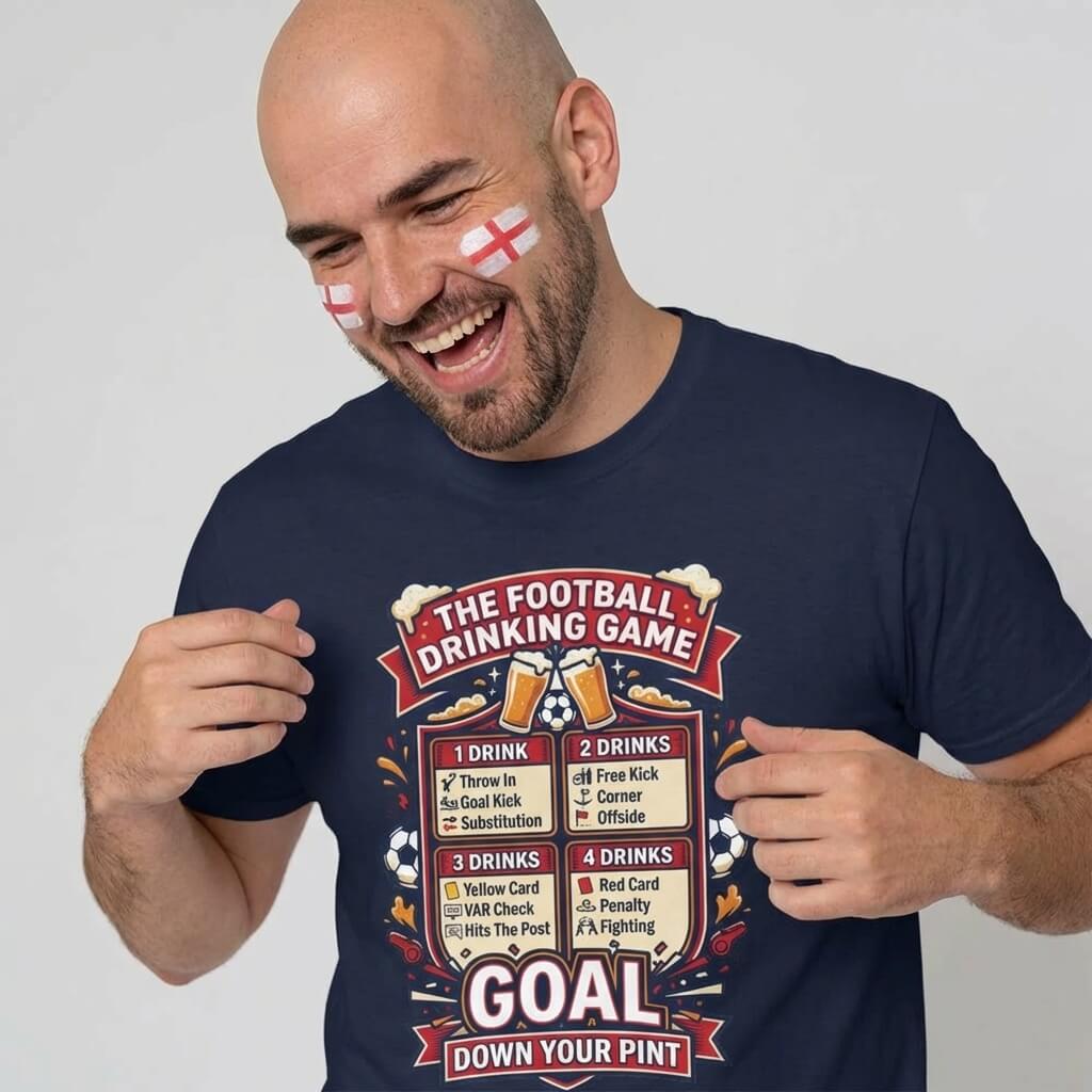The Football Drinking Game Tee - Shit Shirt Club 