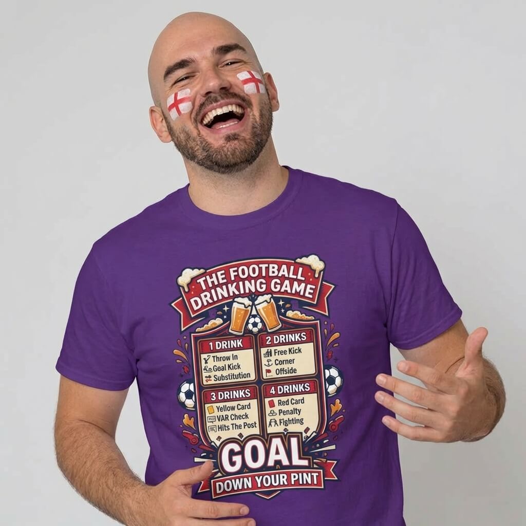 The Football Drinking Game Tee - Shit Shirt Club 
