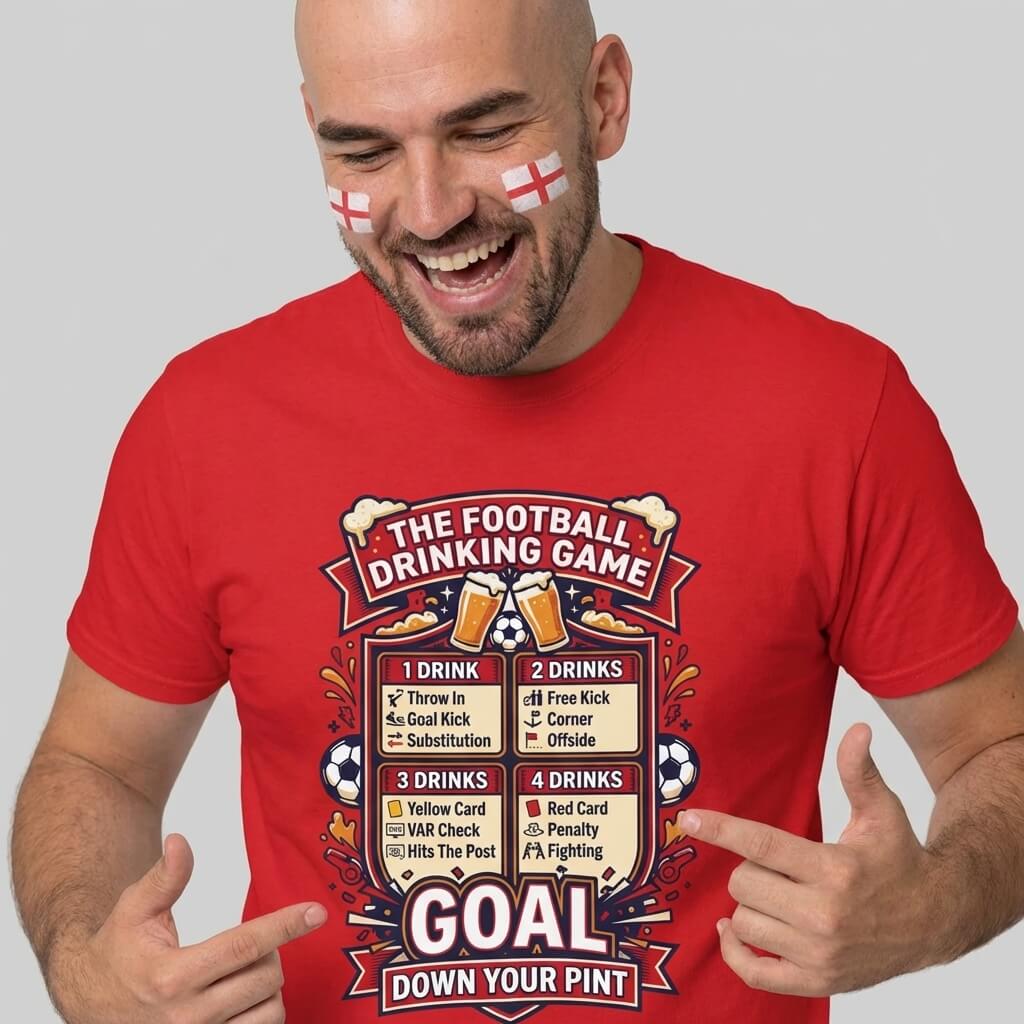 The Football Drinking Game Tee - Shit Shirt Club 