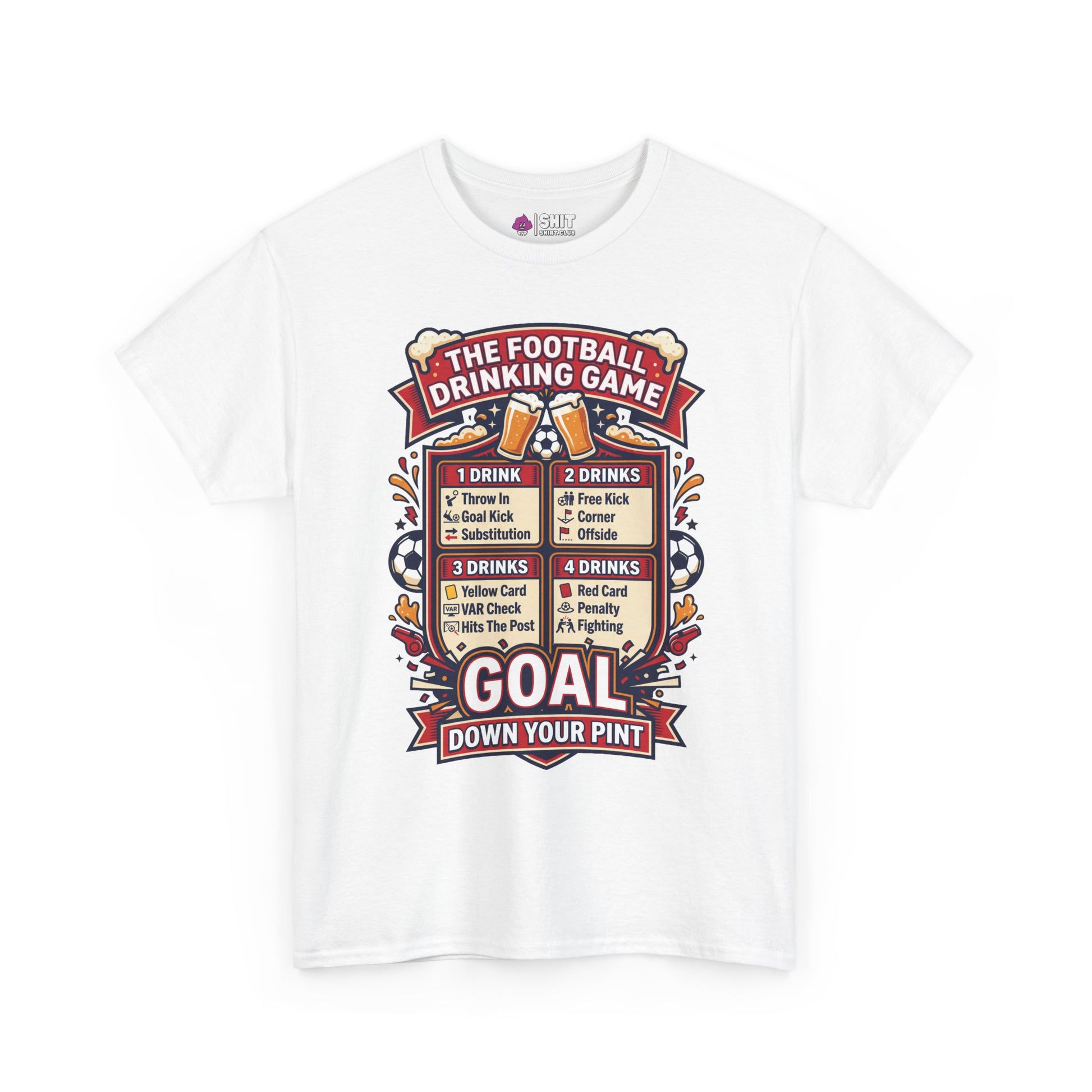 The Football Drinking Game Tee - Shit Shirt Club 