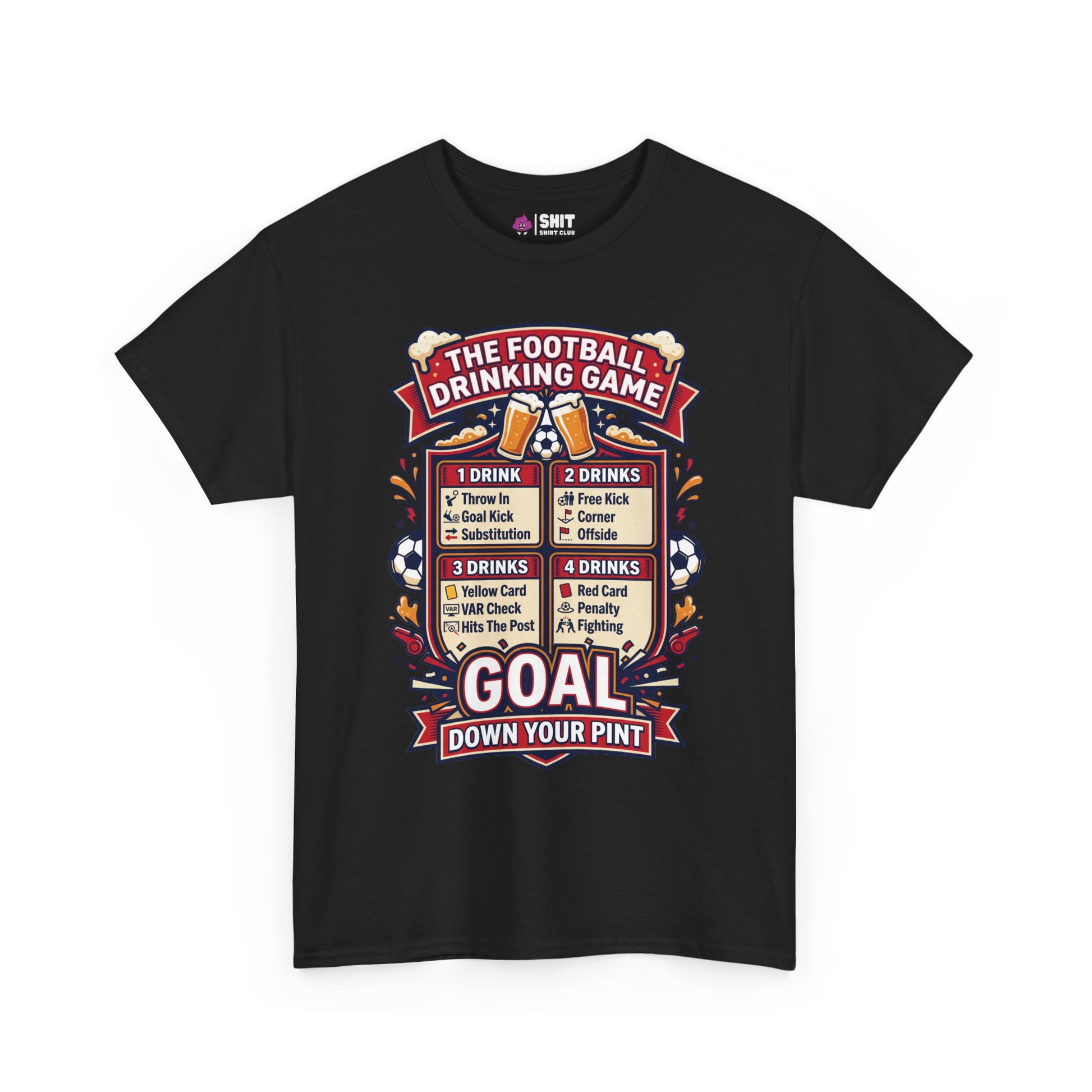 The Football Drinking Game Tee - Shit Shirt Club 