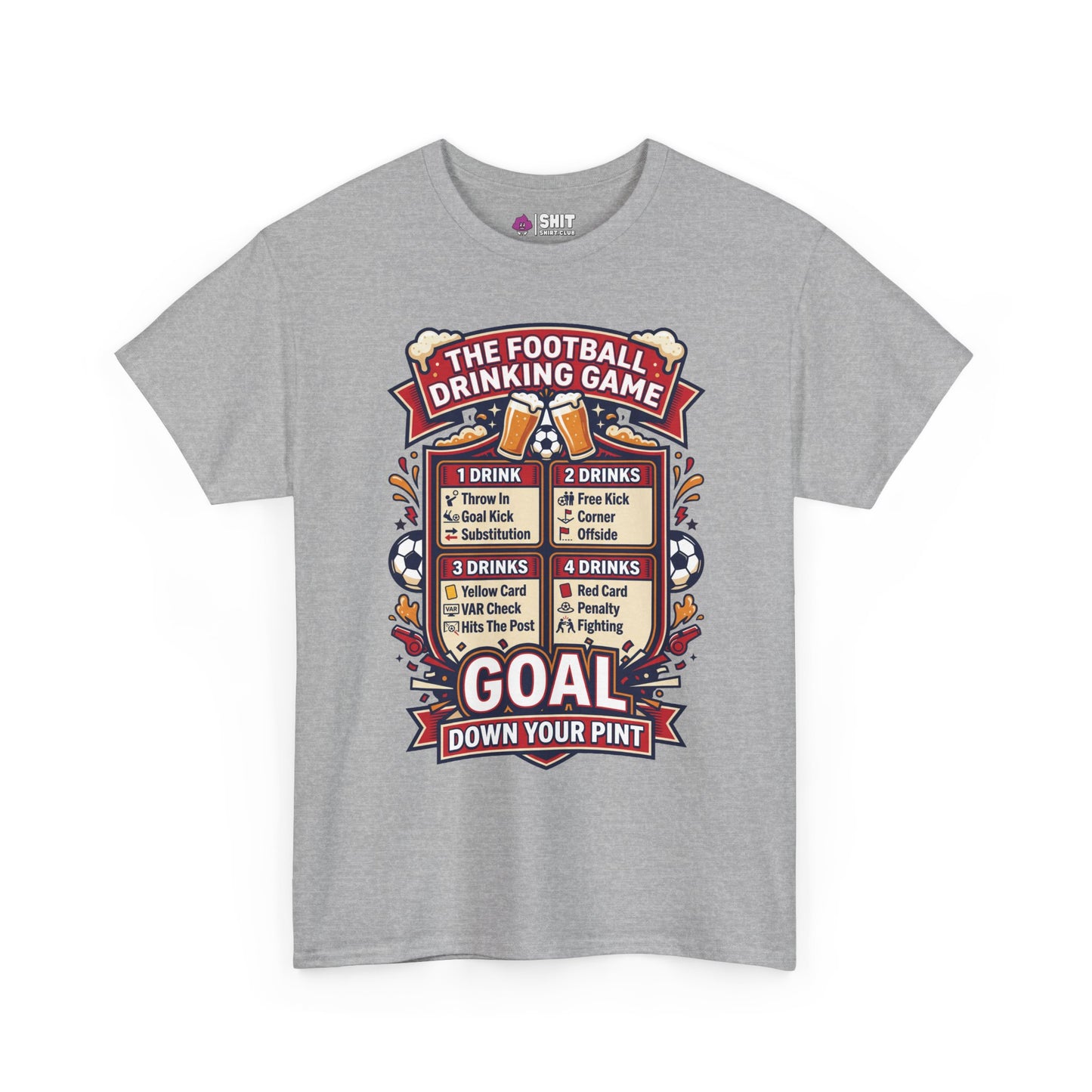The Football Drinking Game Tee - Shit Shirt Club 