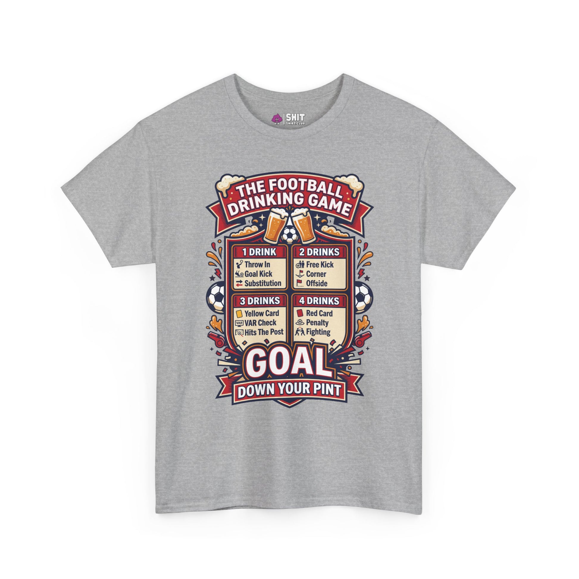 The Football Drinking Game Tee - Shit Shirt Club 