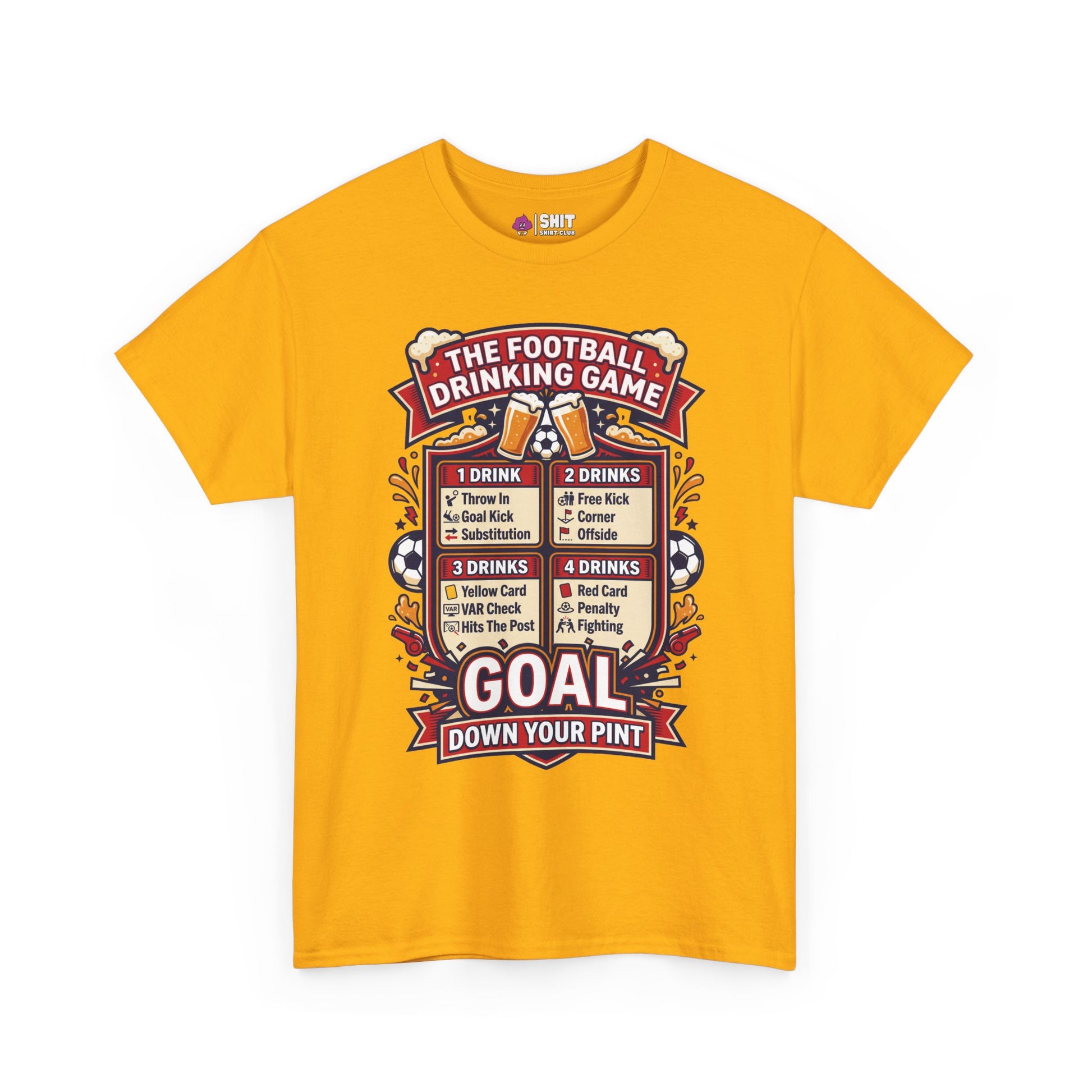The Football Drinking Game Tee - Shit Shirt Club 
