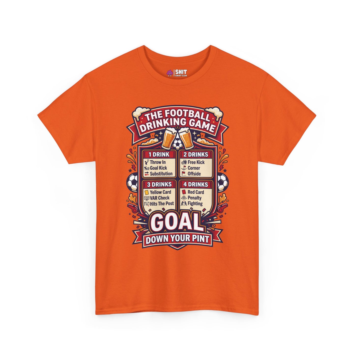 The Football Drinking Game Tee - Shit Shirt Club 