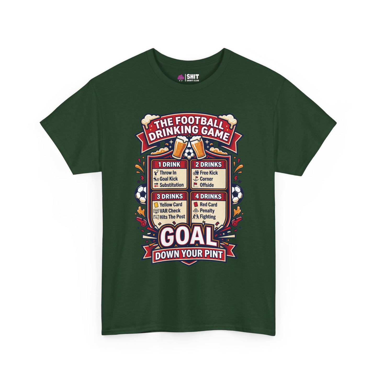 The Football Drinking Game Tee - Shit Shirt Club 