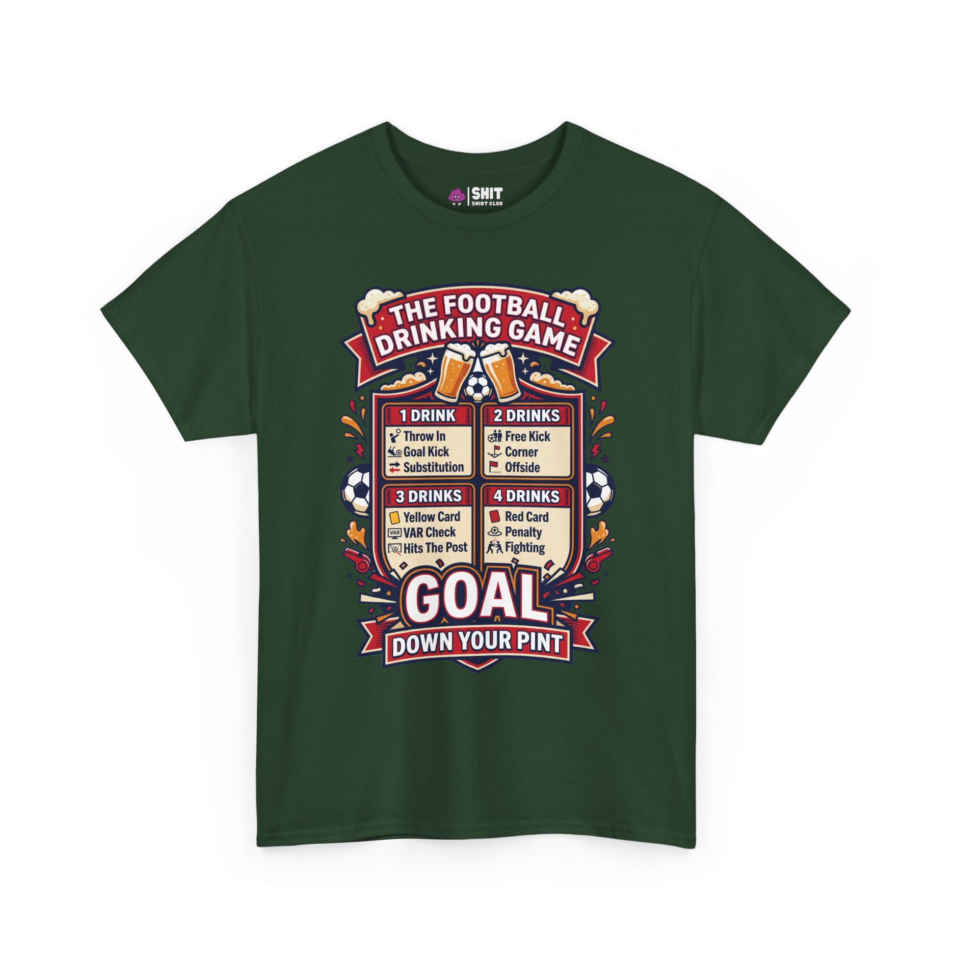 The Football Drinking Game Tee - Shit Shirt Club 