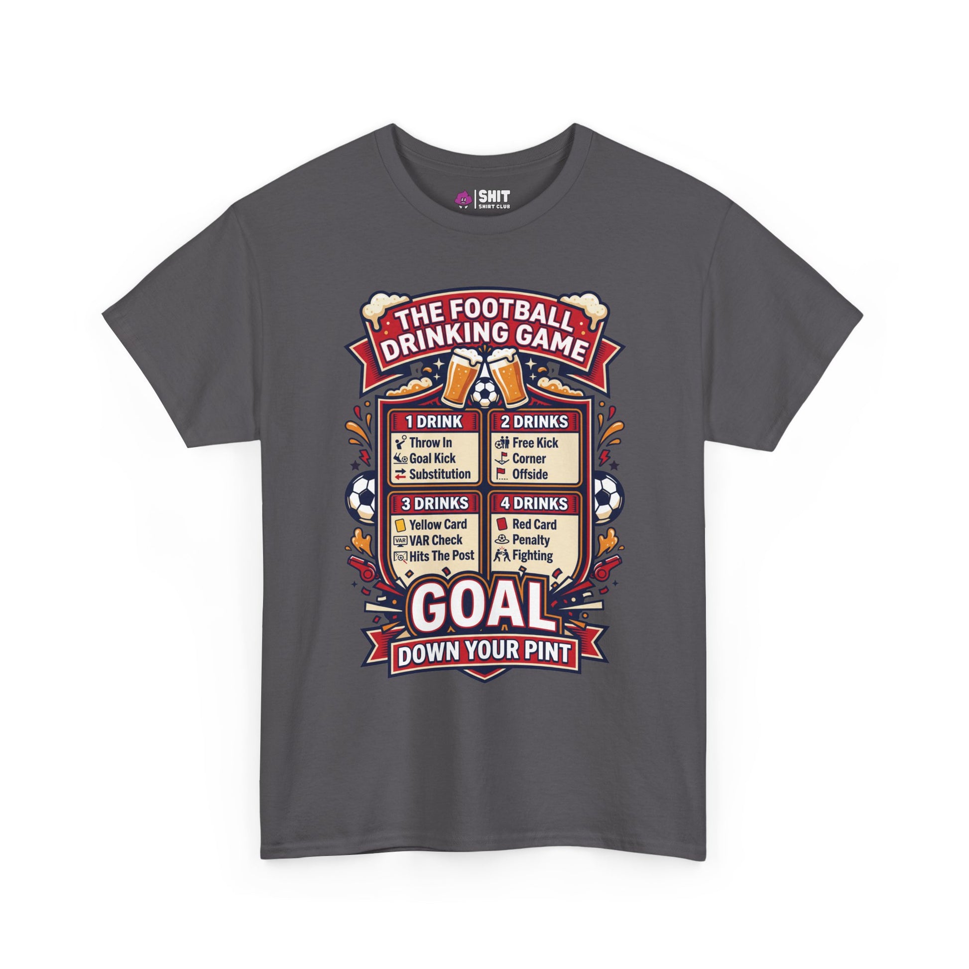 The Football Drinking Game Tee - Shit Shirt Club 