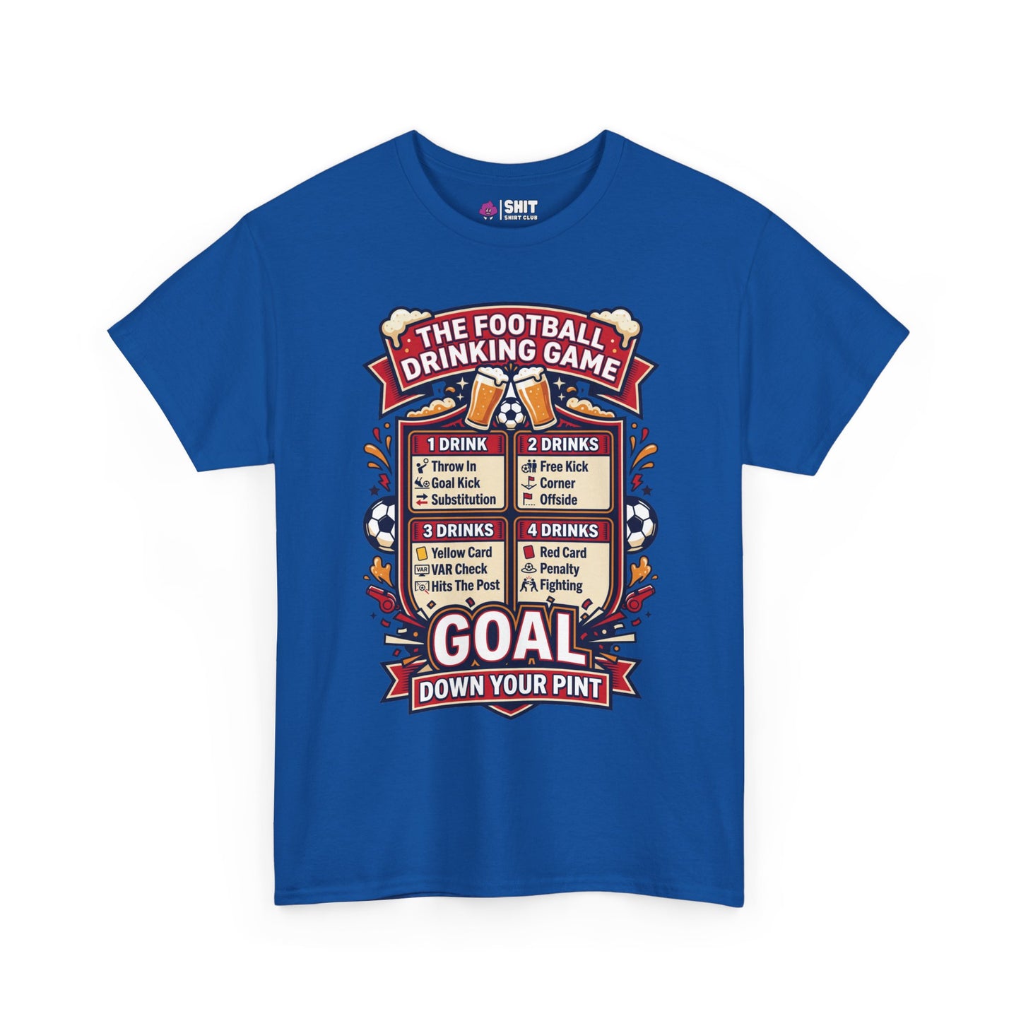 The Football Drinking Game Tee - Shit Shirt Club 