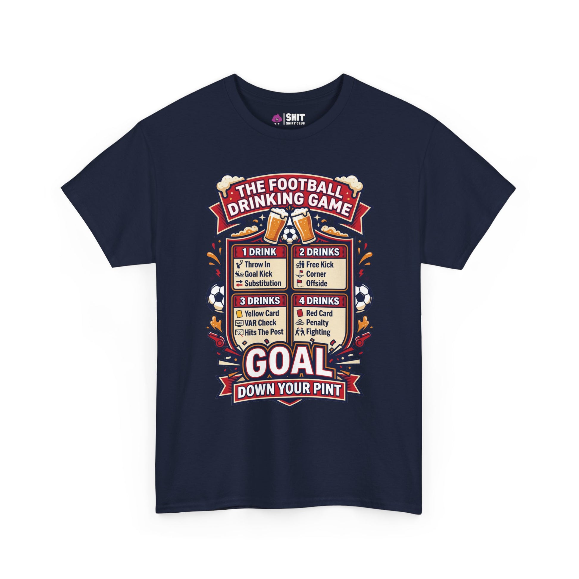 The Football Drinking Game Tee - Shit Shirt Club 
