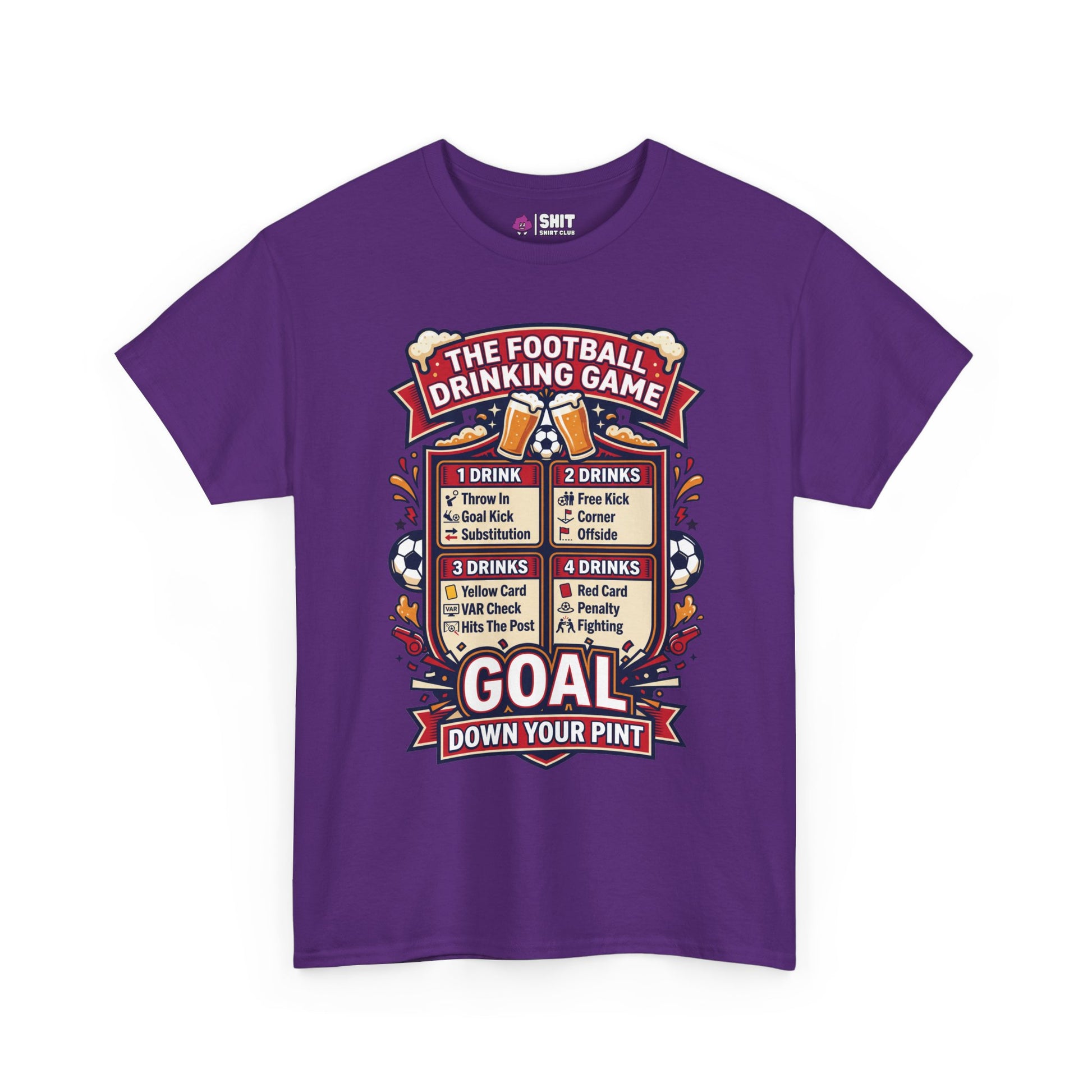 The Football Drinking Game Tee - Shit Shirt Club 