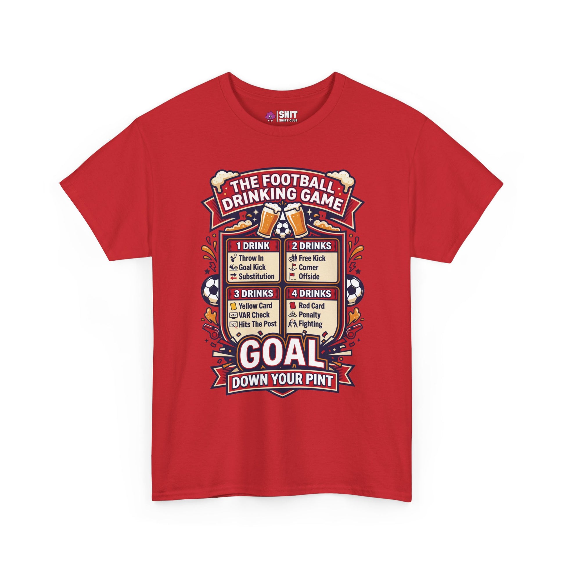 The Football Drinking Game Tee - Shit Shirt Club 