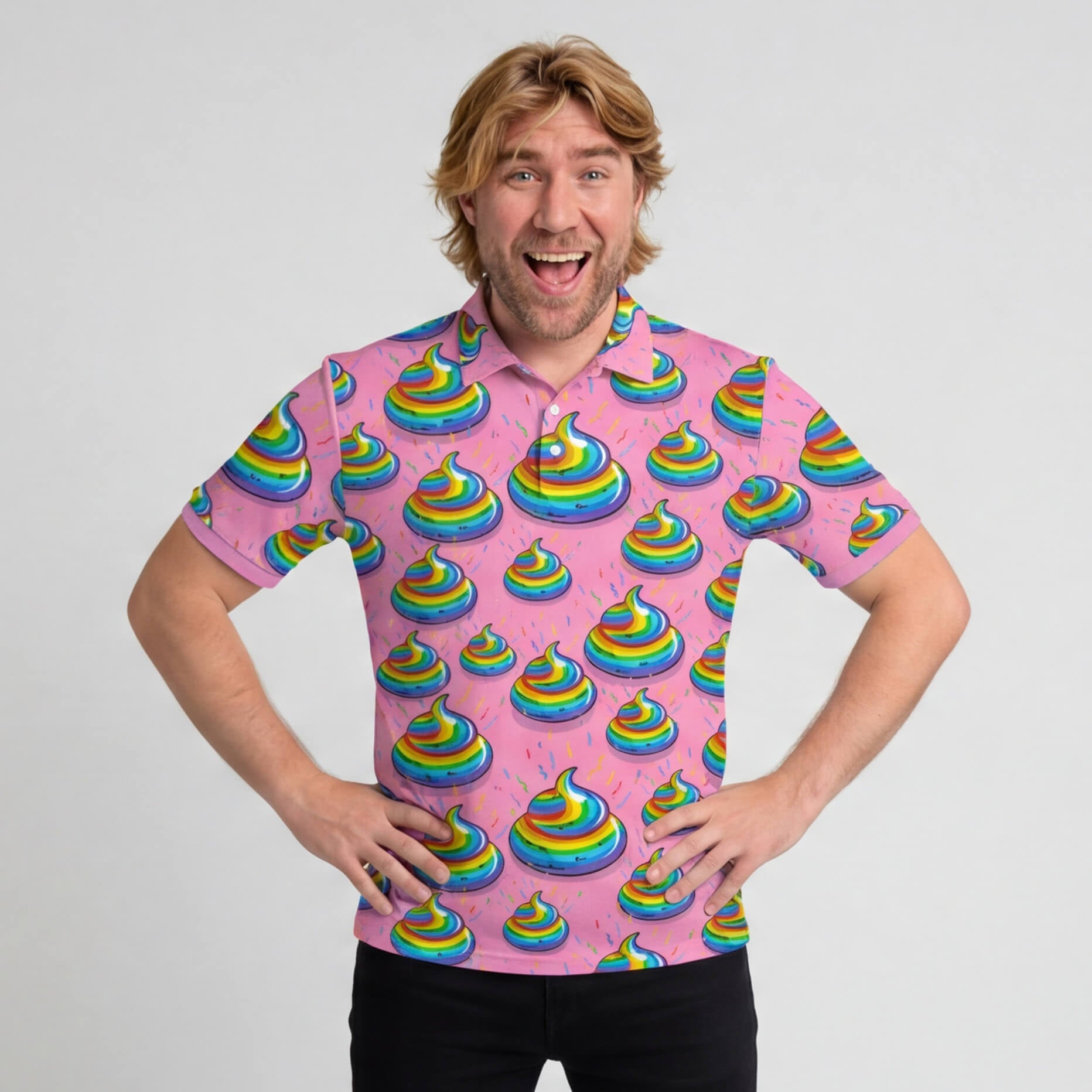 The Turdy Birdie Golf Polo Shirt - Shit Shirt Club 