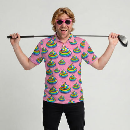 The Turdy Birdie Golf Polo Shirt - Shit Shirt Club 