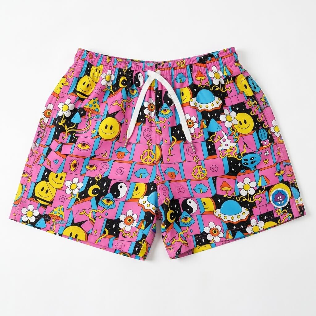 Trippy Space Shit Shorts