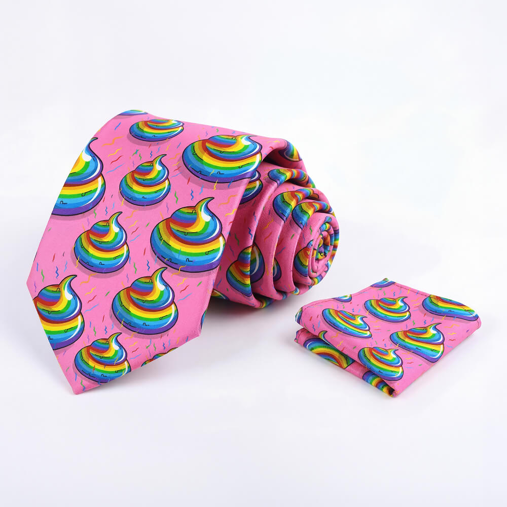 Unicorn Poo Tie Set - Shit Shirt Club 
