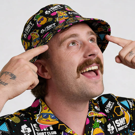 Wanna Pizza This Bucket Hat - Shit Shirt Club 