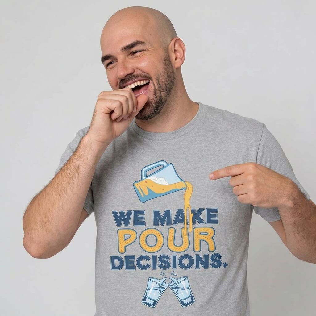 We Make Pour Decisions Tee - Shit Shirt Club 