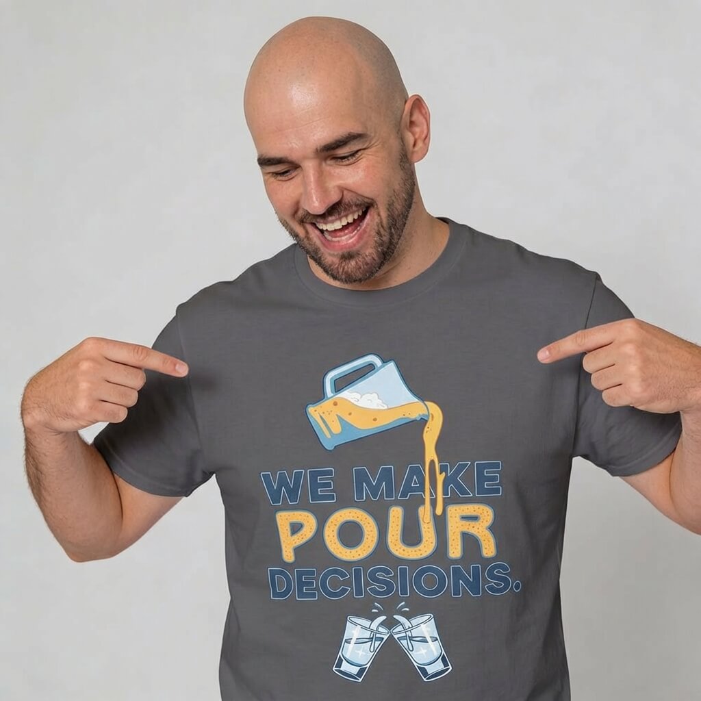 We Make Pour Decisions Tee - Shit Shirt Club 