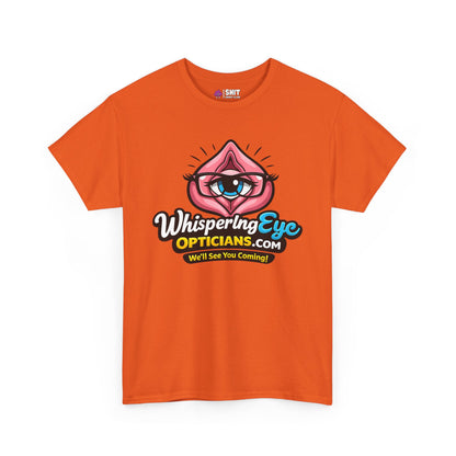 Whispering Eye Opticians Logo Tee (We'll See You Coming!) - Shit Shirt Club 